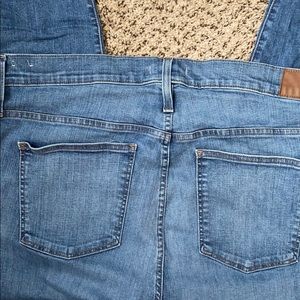 Sz 20/35 MADEWELL 10” hi rise skinny jeans